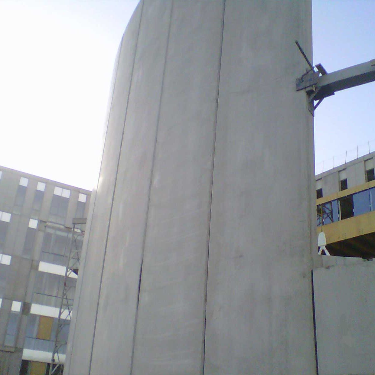 mur et voile en beton