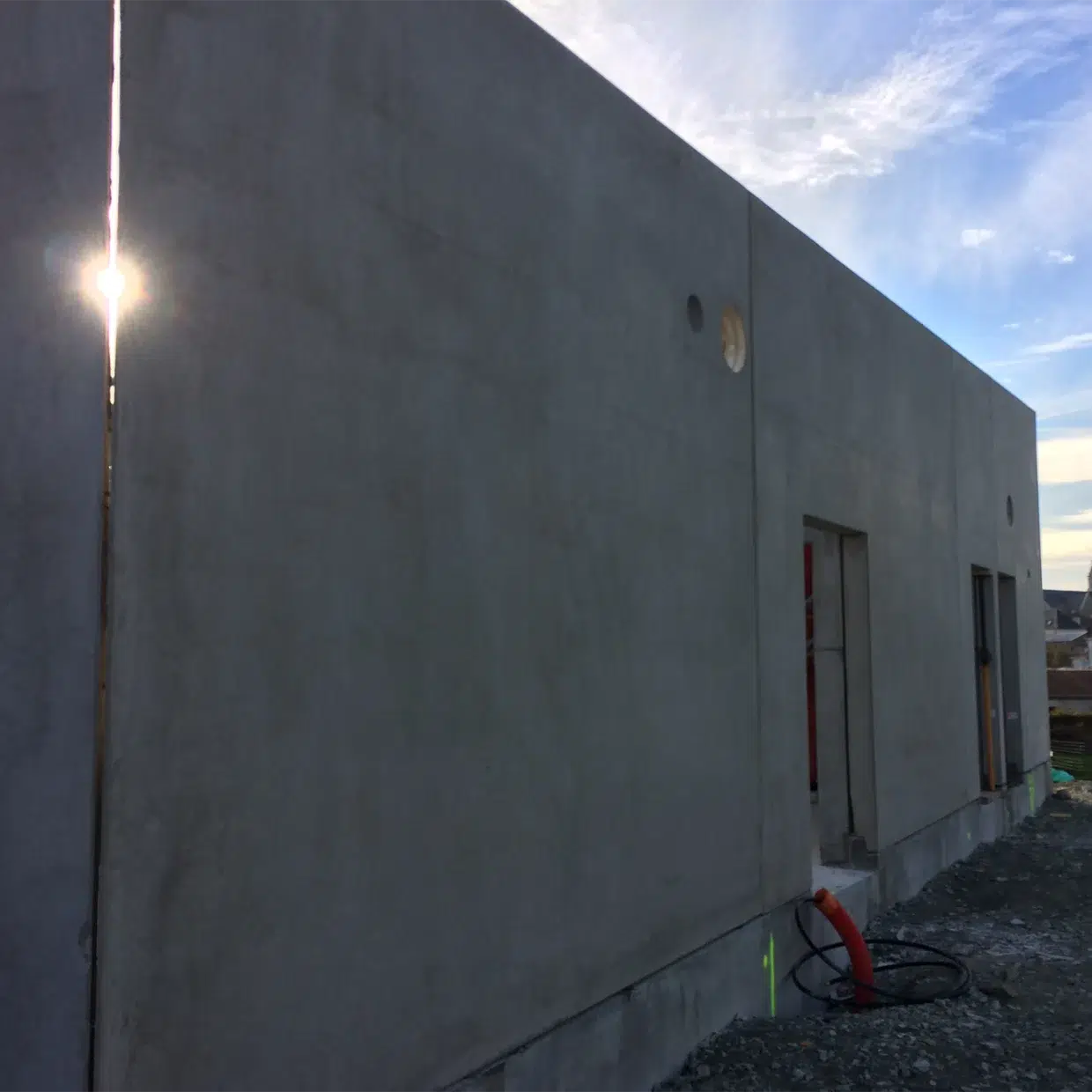 Panneau préfabriqué béton domaine industrie